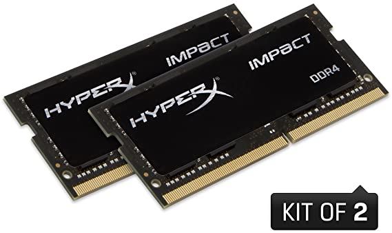 Kingston HYPERX 32GB 3200MHz DDR4 CL20 SODIMM (Kit of 2) Impact (HX432S20IBK2/32)