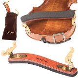 Kun Bravo 44 Violin Shoulder Rest - Hardwood with Brass Fittings