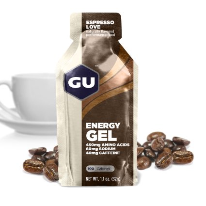 GU Original Sports Nutrition Energy Gel, Espresso Love, 24-Count