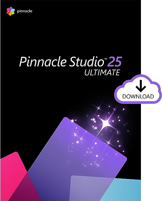 Pinnacle Studio 25 Ultimate | Advanced Video Editing & Screen Recording Software [PC Download] [Old Version]