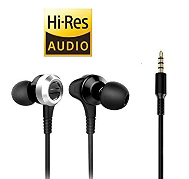 LTNLab Hi-Res Audio Stereo Earphones Wired Control Headsets for Hi-Fi Music with Mic (Headphones)