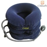 Best Neck Traction ChiSoft 1 Doctors Recommended - IMPROVED Cervical Traction Device Bigger Pump Extended Velcro Premium Quality