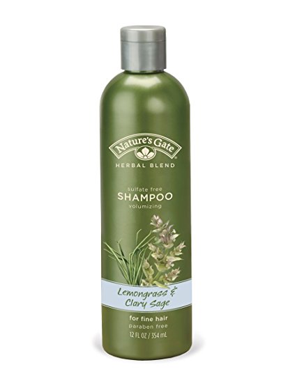 Nature's Gate Organics Shampoo, Lemongrass & Clary Sage, 12-Ounce Bottles (Pack of 3)