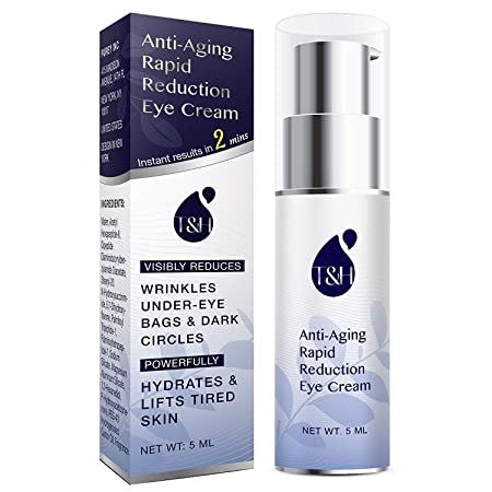 Anti-Aging Rapid Reduction Eye Cream, Visibly and Instantly Reduces Wrinkles, Under-Eye Bags, Dark Circles in 120 Seconds, Hydrates & Lifts Skin, 10ml