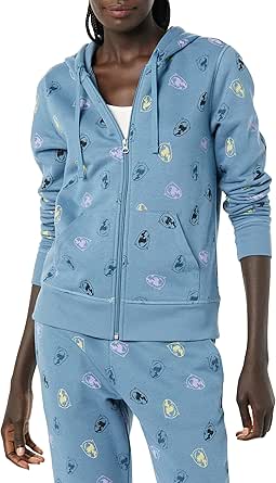 Amazon Essentials Disney | Marvel | Star Wars Women's Fleece Full-Zip Hoodie Sweatshirts (Available in Plus Size)