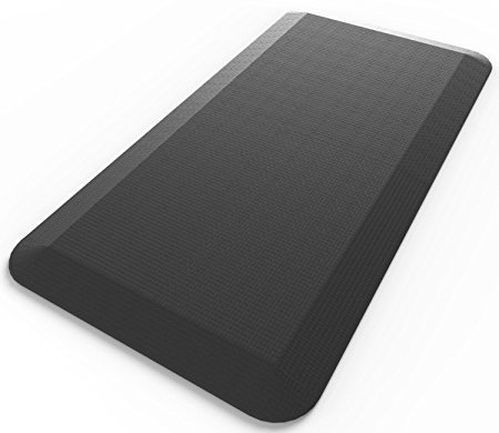 Royal Anti-Fatigue Comfort Mat - 20" x 32" x 3/4" Thick Cushioned - Multi Surface All-Purpose Luxurious Comfort - For Kitchen, Bathroom or Workstations - (20" x 32", Jet Black)