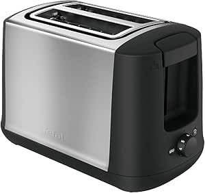 Tefal TT340830 2 Scheiben/E 850 W Schwarz, Edelstahl Toaster