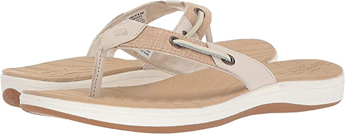 Sperry Ladies Seabrook Sandal (Tan, 6)