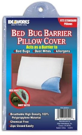 Ideaworks Bed Bug Barrier Pillow Covers (1-Pack of 2)