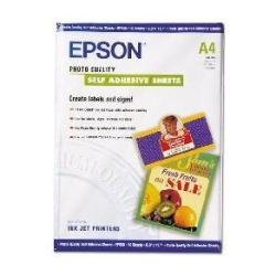Epson Photo Quality Self-adhesive Sheets (8.3x11.7 Inches, 10 Sheets) (S041106)