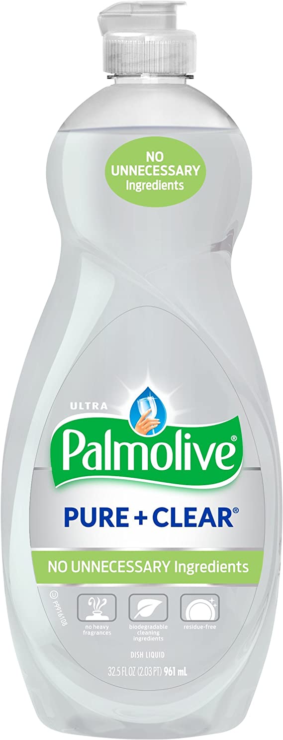 Palmolive Ultra Dish Liquid, Pure and Clear, 32.5 Ounce