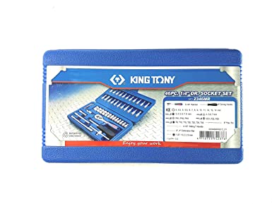 King Tony KingTony 46pc 1/4 Socket Set 2346 Tool Kit