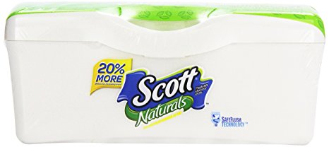 Scott Natural Moist Wipe Tub, 51 ct