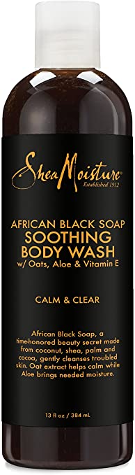 Shea moisture African Black Soap Body Wash13 Oz