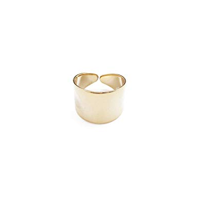 HONEYCAT Thick Wrap Open Band Ring in Gold, Rose Gold, or Silver | Minimalist, Delicate Jewelry
