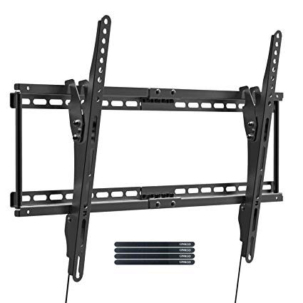GINKGO TV Wall Mount Bracket Full Motion Wide Titl TV Mounts for Most 32-70 Inch LED, LCD, OLED 4K Flat Screen Monitor & Curved TV up to 165 lbs VESA 600x400, Fits 24 inch Studs