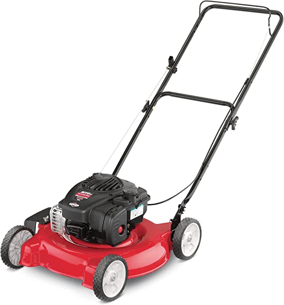 Yard Machines 11A-02BT729 20-in Push Lawn Mower with 125cc Briggs & Stratton Gas Powered Engine, Black and Red