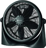 Avalon 16 Inch 360 Degree Adjustable FloorTable Fan With Max Cool Flow Technology UL Approved Black
