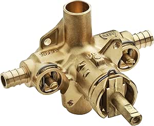 Moen Brass Commercial 1/2-Inch PEX Posi-Temp Bathroom Shower Valve, 8373HD