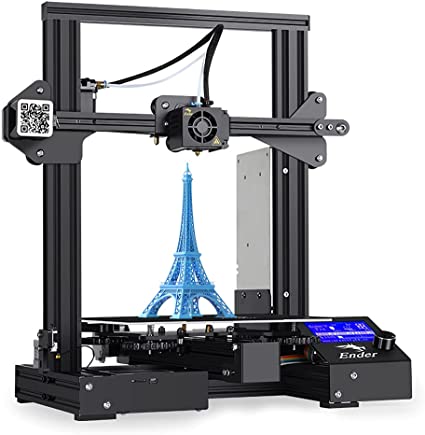 Creality Official 3D Printer Ender 3, DIY FDM Printer with UL Certified Meanwell Power Supply and Resume Printing Function for Beginner and Pro(8.6x8.6x9.8in)