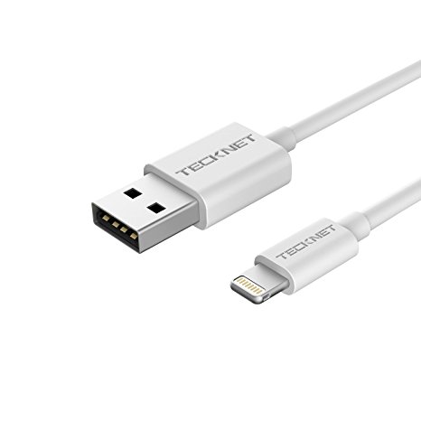 Lightning Cable [Apple MFi Certified], TeckNet 1.5M Apple Lightning to USB Cable For Apple iPhone 6S /6S plus/6/SE/5s/5c/5,iPad,iPad Air /Air 2, iPad mini1/mini2/mini3/mini4,iPad Pro,and iPod Nano 7th generation