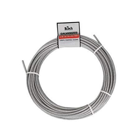 Koch A40124 1/8 by 50-Feet 7 by 7 Cable, Galvanized