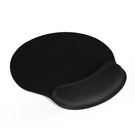 Eastshining Mouse Pad with Memory Foam Wrist Rest Support Anti Slip Comfort Mouse Mat for Laptop Computer