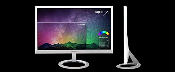 JN-IPS2716WQHD 27型 WQHD モニター 60Hz対応ワイド液晶ディスプレイ （2560×1440) HDMI/DVIポート搭載