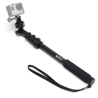 OCC Pole Selfie Monopod 16quot - 48quot Extended for GoPro and Smartphone