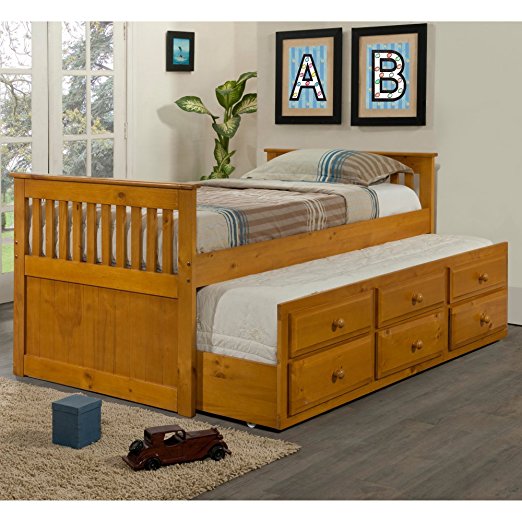 Donco Kids Captains Twin Trundle Bed