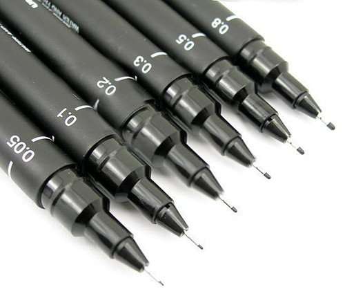 Fakespot  Uni Pin Drawing Pens 6 Assorted Tip  Fake Review