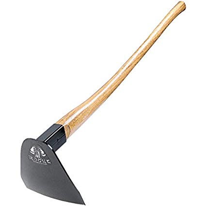 Prohoe Rogue Hoe, 40"L Curved Hickory Handle, 7"W Curved Blade Head