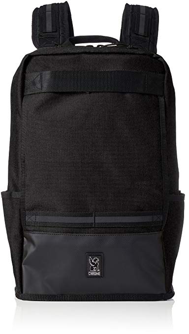 Chrome Hondo Backpack Water Resistant Daypack 21 Liter All Black