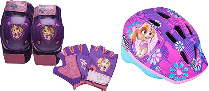 Paw Patrol Skye Toddler Helmet and Protective Pads Set