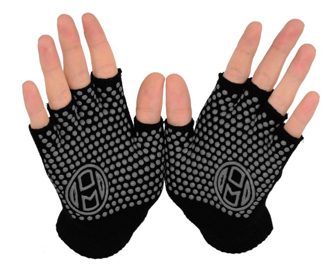 Mato & Hash Yoga Pilates Fingerless Exercise Grip Gloves