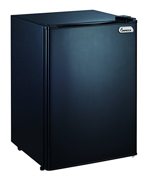 Impecca Compact Refrigerator and Freezer, Single Door Reversible Door Classic Refrigerator 2.6 Cubic Feet