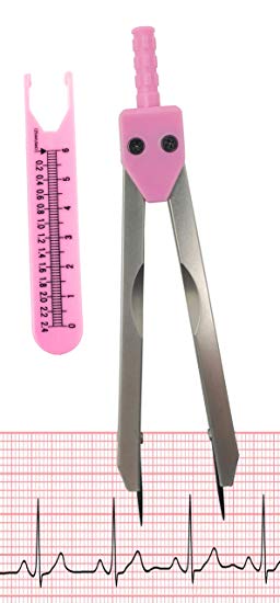 EKG ECG Caliper Electrocardiogram Divider - Pink