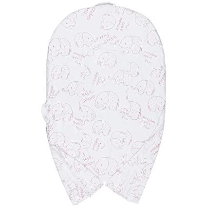 Hi Sprout Newborn Baby Nest Change Extra Cover (Suit for All Dockatot Deluxe Docks) (Pink Elephant)