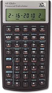 HP 2716570 10bII  Financial Calculator, 12-Digit LCD