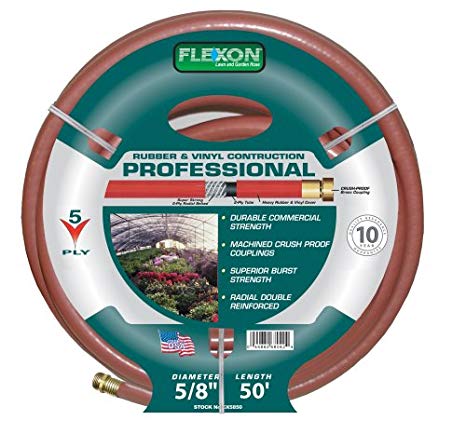Flexon 5/8-Inch by 50-Foot Professional Garden Hose CX5850