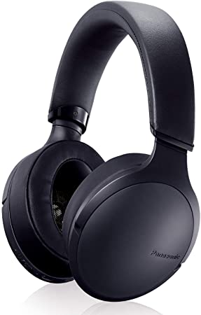 Panasonic Premium Hi-Res Wireless Bluetooth Over The Ear Headphones with 3D Ear Pads and 3 Sound Modes - RP-HD305B-K (Black)