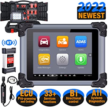 Autel MaxiSys MS908S PRO 2022 Automotive Diagnostic Scan Tool with MV108 J2534 ECU Programming/ Online Coding, Upgraded of MaxiCOM MK908P/ Elite, 31  Services, Bi-Directional Control, Full Diagnostics