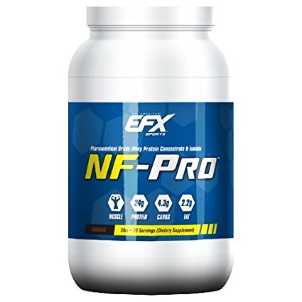 All American EFX Sports 2lb NF-PRO Pharmaceutical Grade Whey Concentrate & Isolate (Chocolate)
