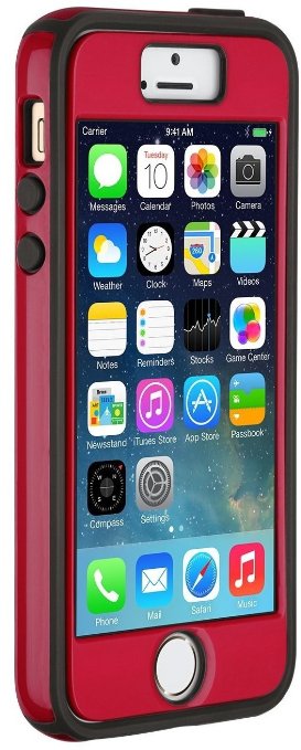 Speck Products iPhone SE/5/5s CandyShell   FACEPLATE Case - Pomodoro Red/Black