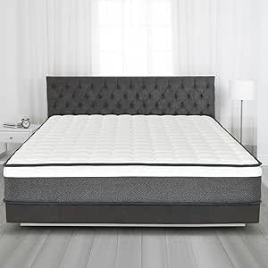 COSTWAY Matelas 140x200 cm, Matelas en Mousse à Mémoire Haute Densité Ultra Doux, Épaisseur 22 cm, Matelas Haute Résilience de Dureté H3, Ergonomique et Hypoallergénique