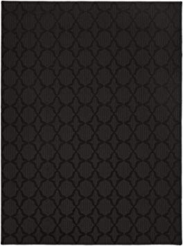 Garland Rug Sparta Area Rug, 12' x 12', Black