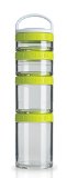 BlenderBottle GoStak Twist n Lock Storage Jars 4-Piece Starter Pak Green