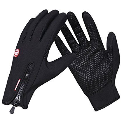 Winter gloves, Touch Screen Windproof Running Outdoor Sport Gloves for Men Women