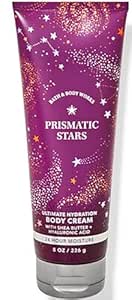 Bath & Body Works Prismatic Stars Ultimate Hydration Body Cream Gift Set For Women, 8 Fl Oz (Prismatic Stars)