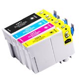 INKUTEN TM Compatible Ink Cartridge Replacement for Epson 127 T127 1 Black 1 Cyan 1 Magenta 1 Yellow 4-Pack